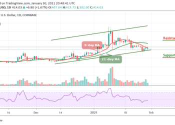 BCH/USD Recovers from $392 Support; Price Awaits More Recoveries