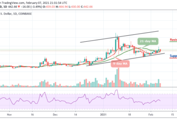 BCH/USD Drops to $430 Support; Recording 3.49% Downtrends
