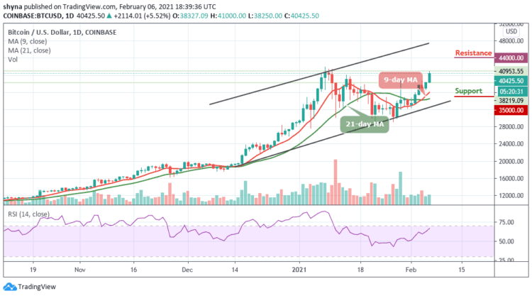Bitcoin Price Prediction: Bulls Take Charge as BTC/USD Touches $41,000 Daily High