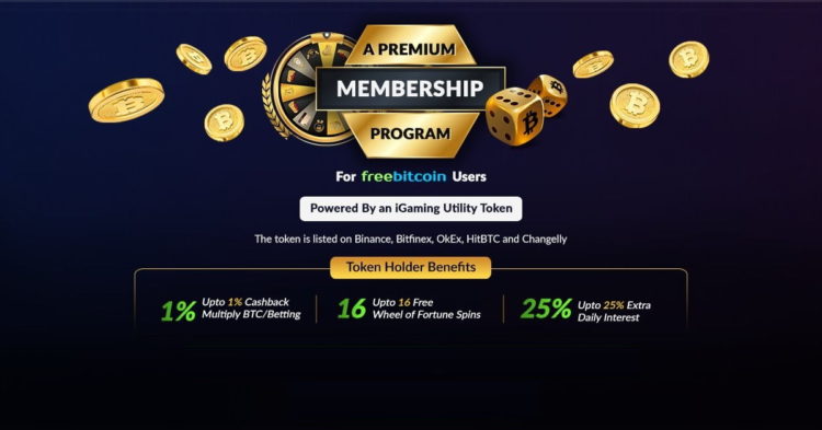 FreeBitco.in Announces FUN Backed Premium Membership Program, Makes Token Available for Purchase on the Platform