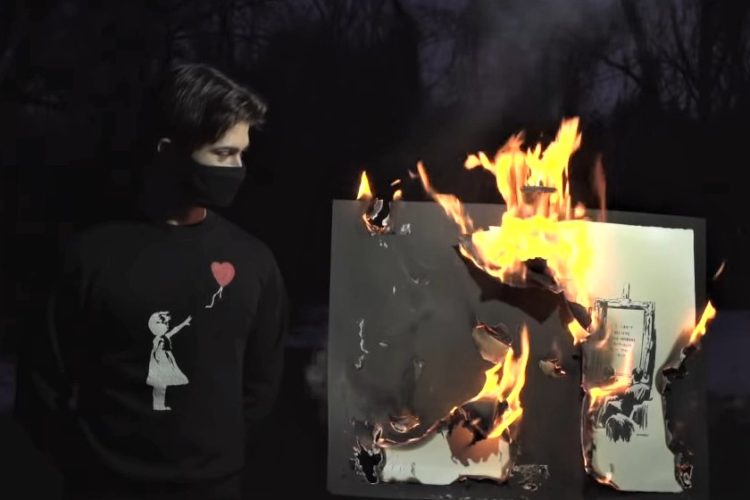 Can Burning A Banksy Make It More Valuable?