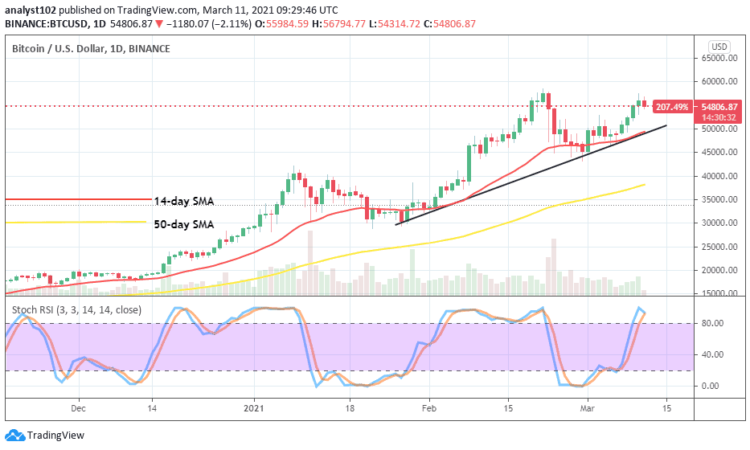 Bitcoin Price Prediction: BTC/USD for the Second Time Eyes Resistance Trading Value of $60,000