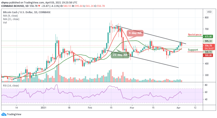 Bitcoin Cash Price Prediction: BCH/USD Price Turns Bearish; Can the $540 Support Hold?
