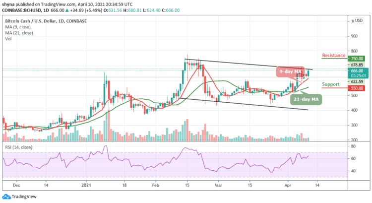 Bitcoin Cash Price Prediction – BCH/USD Keeps the Uptrend Intact; Recovers Above $650