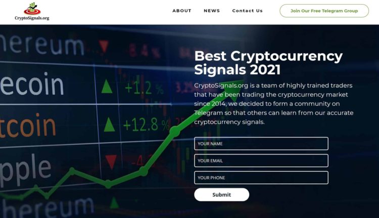 CryptoSignals.org – The Best New Crypto Signals Provider for 2021