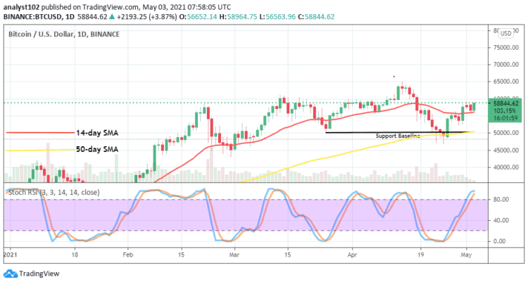 Bitcoin Price Prediction: BTC/USD Holds Struggling to Rally Towards the $60,000 Resistance Value