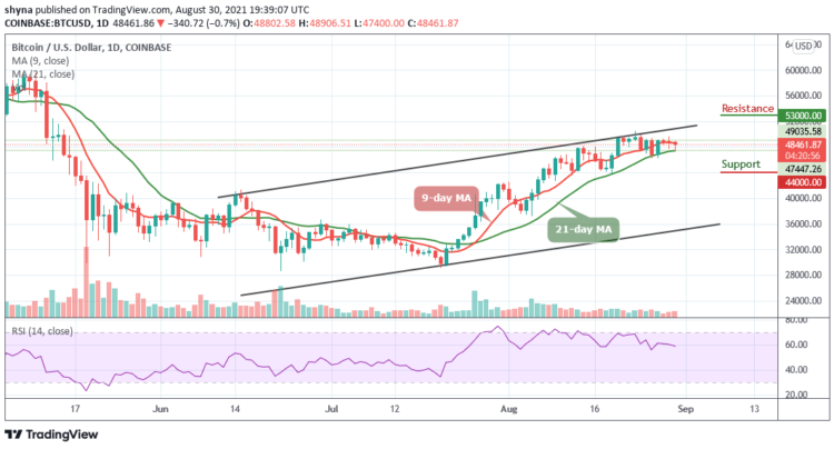 Bitcoin Price Prediction: BTC/USD Drops Beneath $48,900