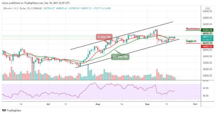 BTC/USD Keeps the Price Intact Above $48,000