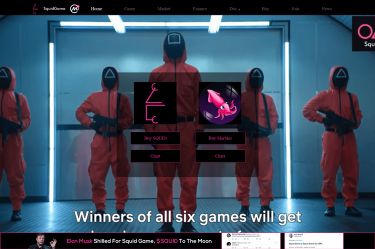 Someone Is Using Netflix’s Squid Game to Pump Token With Multiple Red Flags