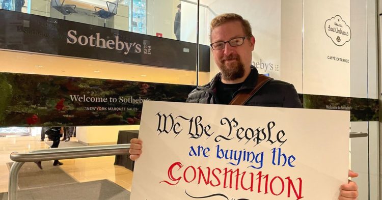 ConstitutionDAO Outbid for First Printing of America’s Founding Document in Sotheby’s Auction