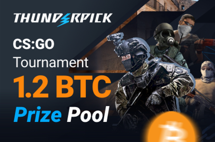 Thunderpick CS:GO Tournament – 1.2 BTC Prize Pool