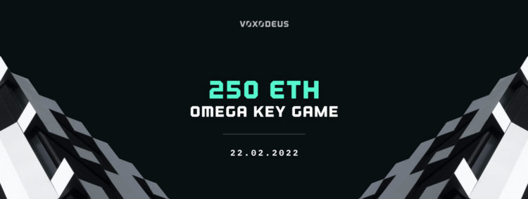 VOXODEUS LAUNCHES 250ETH OMEGA KEY GAME: LIKELY THE LARGEST REWARD POOL IN NFT HISTORY