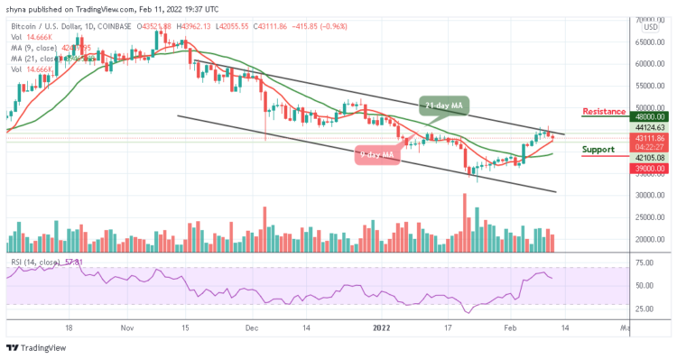 Bitcoin Price Prediction: BTC/USD Retraces Below $44,000