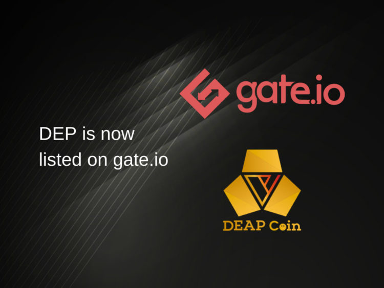 DEAPcoin, The Native Token of The Digital Entertainment Asset Ecosystem Lists on Gate.io