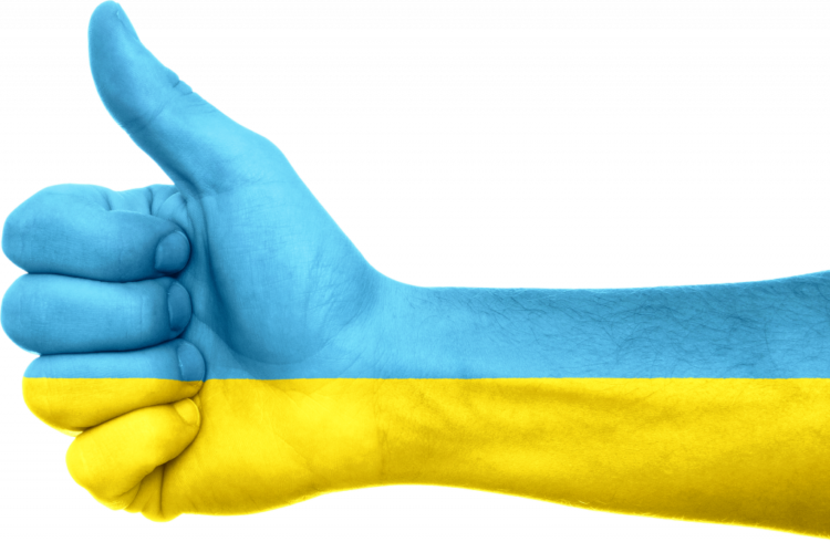 The crypto community raises support for Ukraine.