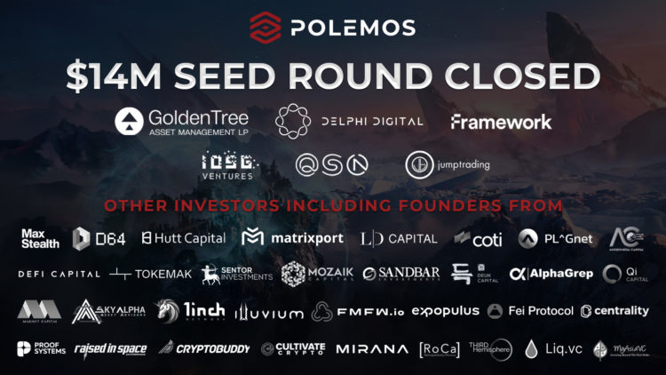GameFi platform & play-to-earn guild, Polemos, closes US $14m at $100m Valuation