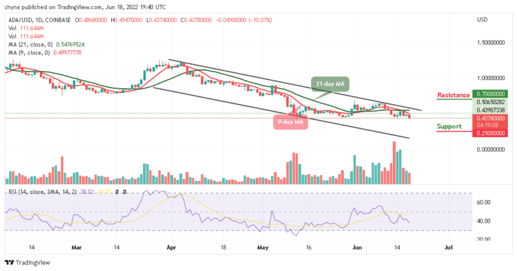 Cardano Price Prediction for Today, June 18: ADA Drops Below $0.50