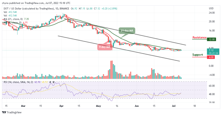 DOT Ranges With 2.89% Gains