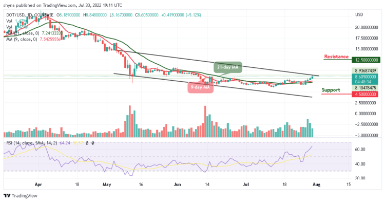 DOT May Head For $9 Resistance