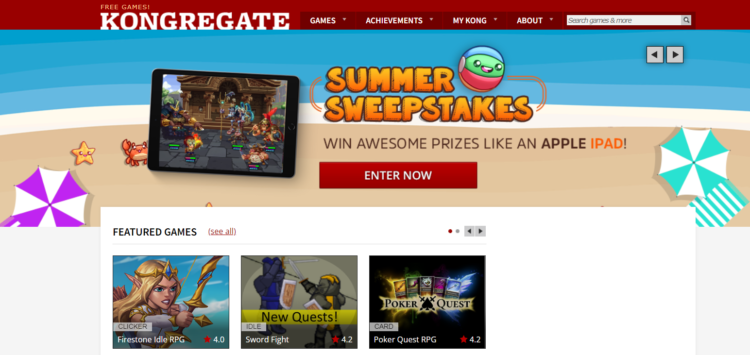 Kongregate To Start Listing Blockchain Gaming Soon