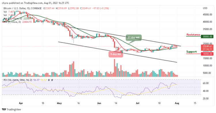 BTC Back Below $23,000 Level