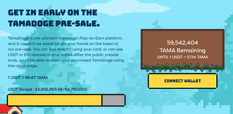 Tamadoge Presale Passes $3.85 Million Raised