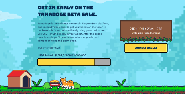 Tamadoge Raises Upwards of $1.5 million within 15 days of its Presale