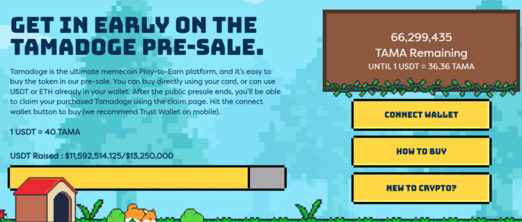 Internet’s Favorite Meme Coin – Tamadoge’s Pre-sale Nearing $12 Million Mark