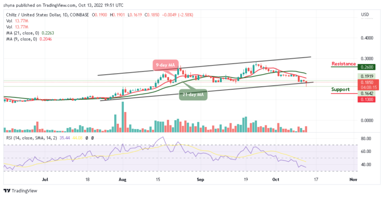 CHZ/USD Is Down by 2.58%