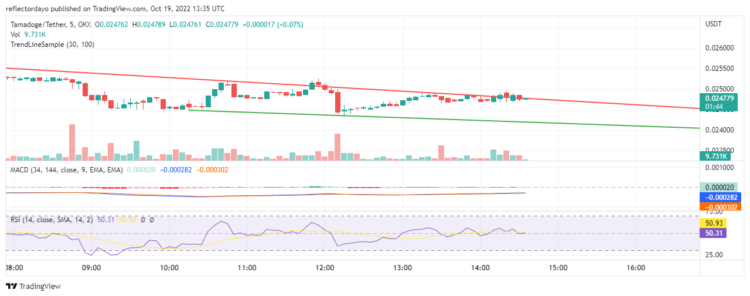TAMA/USD Bulls Find a New Support Price Level Page