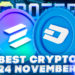 Best Crypto to Buy Today 24 November – D2T, DASH, TARO, SOL, RIA