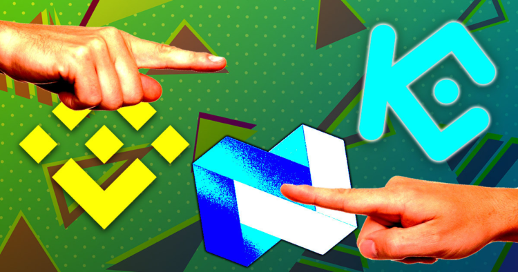 Crypto community points the finger at Binance, KuCoin, Nexo