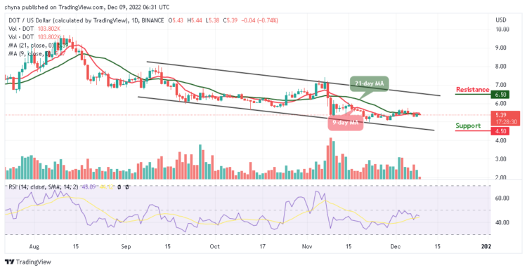 DOT/USD Price May Go Below $5.0 Support