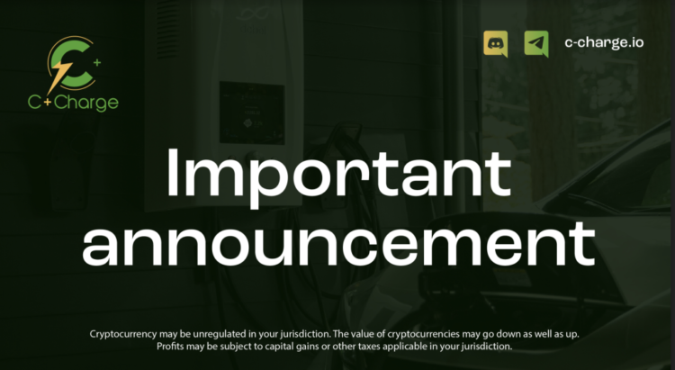New Cryptocurrency C+Charge Launches to Invest in 2023
