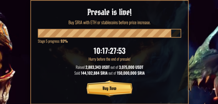 Calvaria Close To $3 Million in Presale – Only $200k To Go!