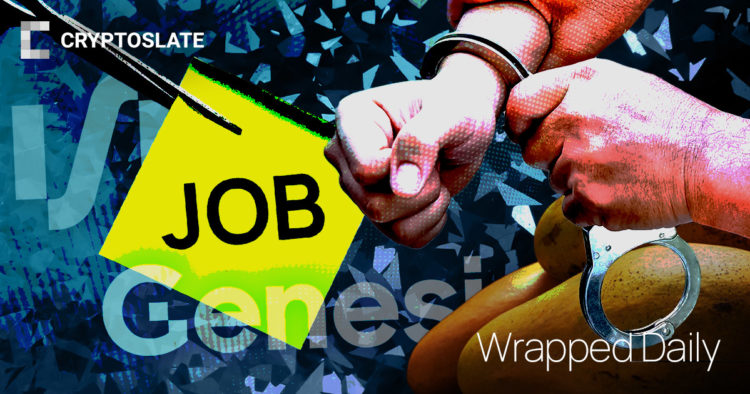 Silvergate and Genesis layoffs; Mango exploiter detained