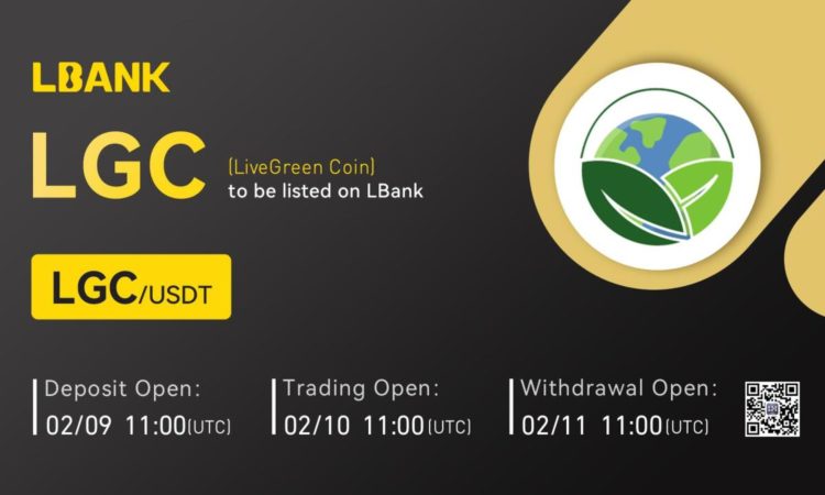 LBank Exchange Will List LiveGreen Coin (LGC) on February 10, 2023
