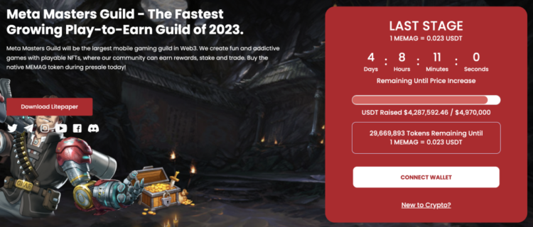 Meta Masters Guild Presale End Is Moments Away – It’s Now or Never!