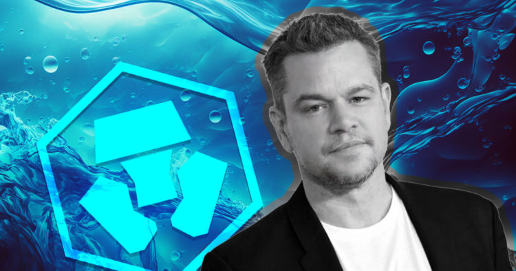 Matt Damon promoted Crypto.com to support his Water.org charity