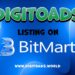 New Meme Coin DigiToads (TOADS) token to list on BitMart Exchange