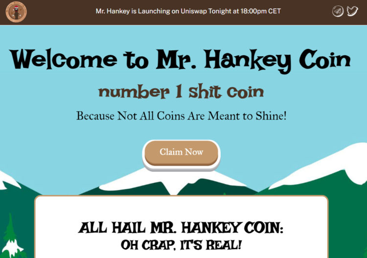 Viral New Shitcoin Mr Hankey Coin Explodes xx% at DEX Launch – Here’s Why It Can 100x