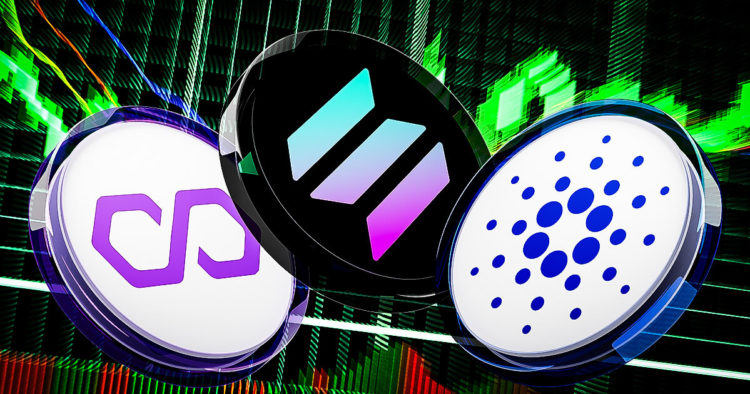 SOL, MATIC, ADA gain over 20% on Bitcoin as SEC targeted tokens see mixed performance