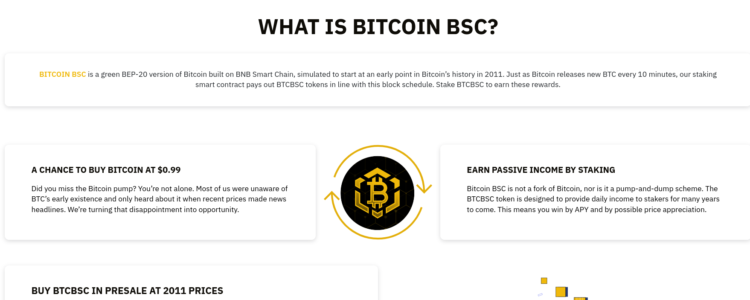 Viral BTCBSC Token Presale Passes $2 Million Mark