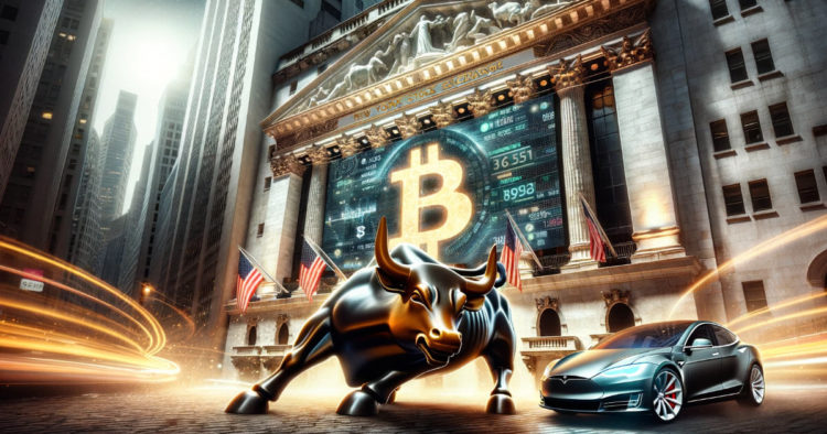 Bitcoin’s market cap surpasses Tesla as ETF-fuelled rally pushes it closer to $37k