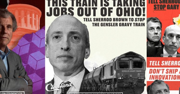 Anonymous Crypto Interests Bombard Key Senator Sherrod Brown With Political Ads