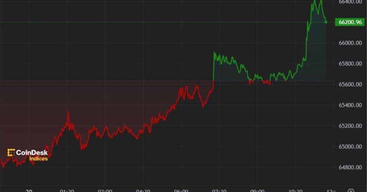 Crypto Assets Rally With BTC Returning to $66K