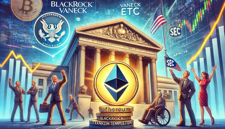 Ethereum ETFs from BlackRock, VanEck, and Franklin Templeton Poised for SEC Approval on Monday