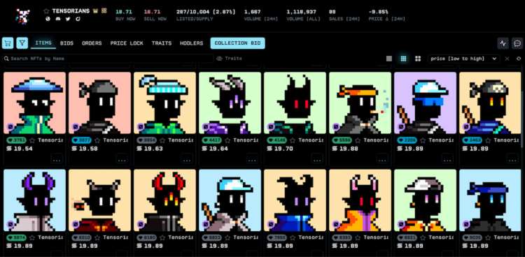 Here’s Tensorian’s Journey To Become A Top NFT Collection