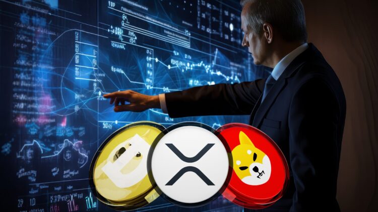 DOGE Set To Reverse, SHIB Flashes Key Pattern, XRP Nears The End 