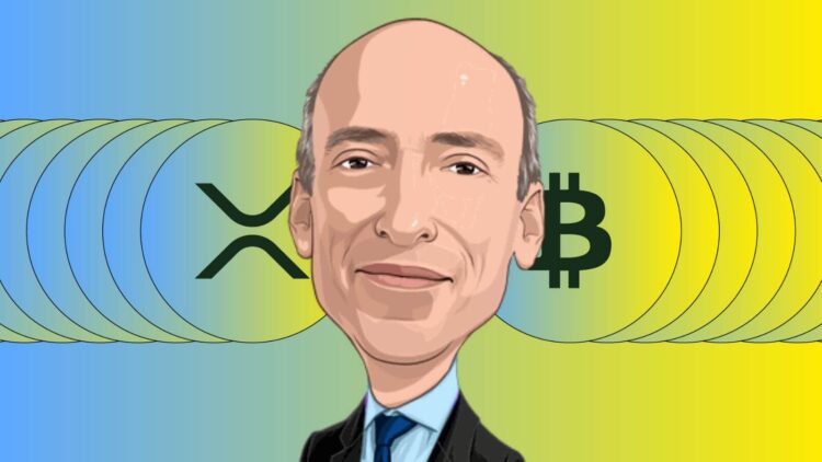 XRP Soars, BTC Nears $100K As Gary Gensler Confirms SEC Exit
